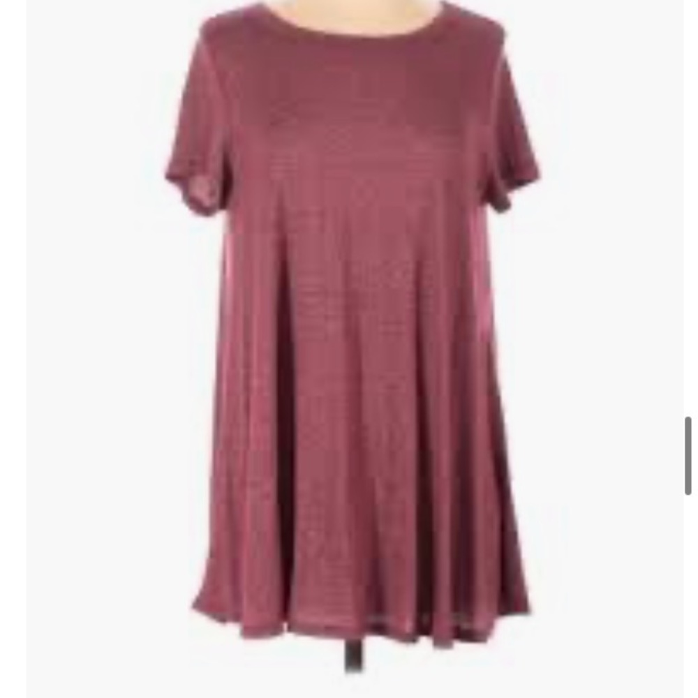 Red Boho Acemi Dress Shirt